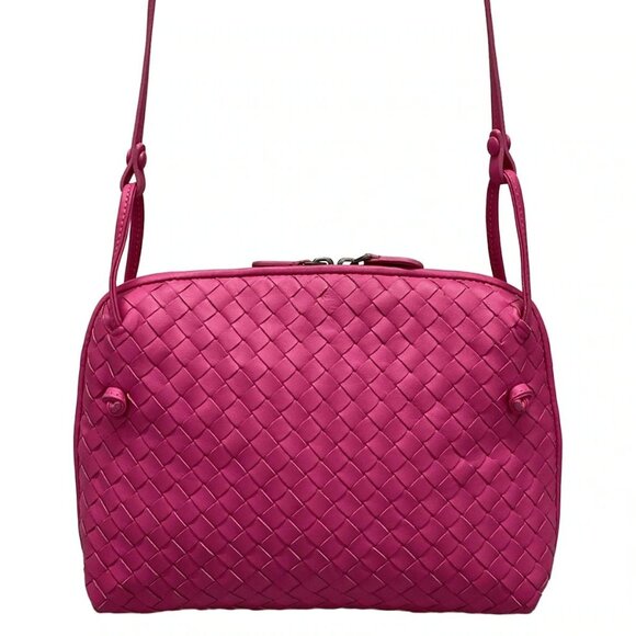 Auth BOTTEGA VENETA Nodini - Pink Leather B********* Shoulder Bag - Picture 2 of 14